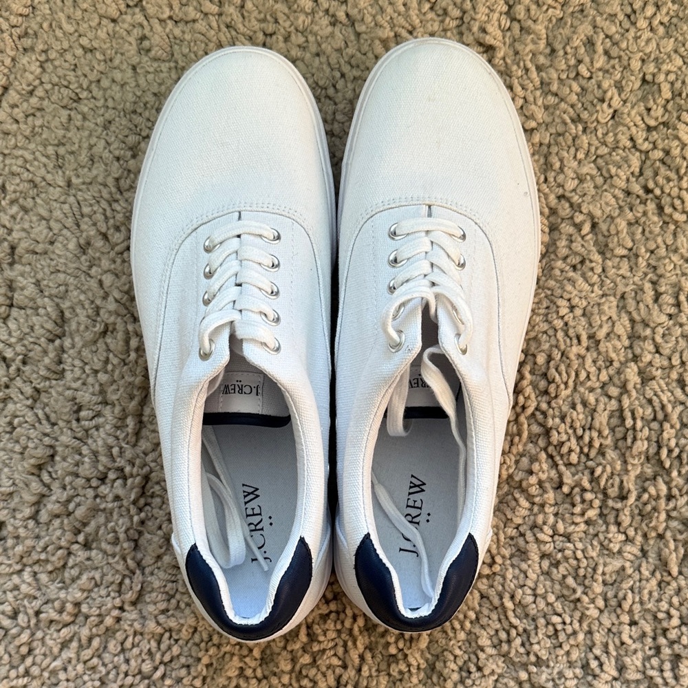 A New Day White and Navy Men's Sneakers